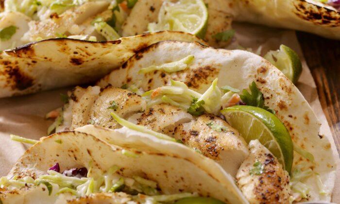 Fish Tacos With Apple Slaw