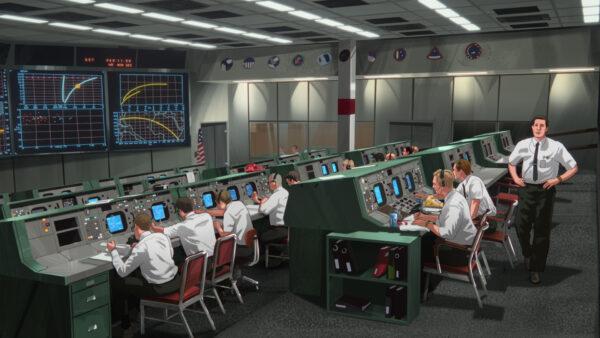 Zachary Levi as Kranz (R) in a scene from "Apollo 10 1/2: A Space Age Childhood." (Netflix)