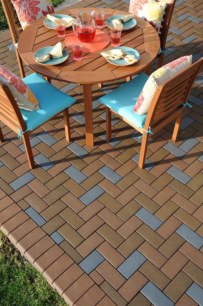 You’ll find pavers in a variety of colors, some made of recycled material. (Daniel Feldkamp/Visual Edge Imag)