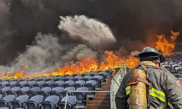 Denver Broncos’ ‘Mile High Stadium’ Catches on Fire