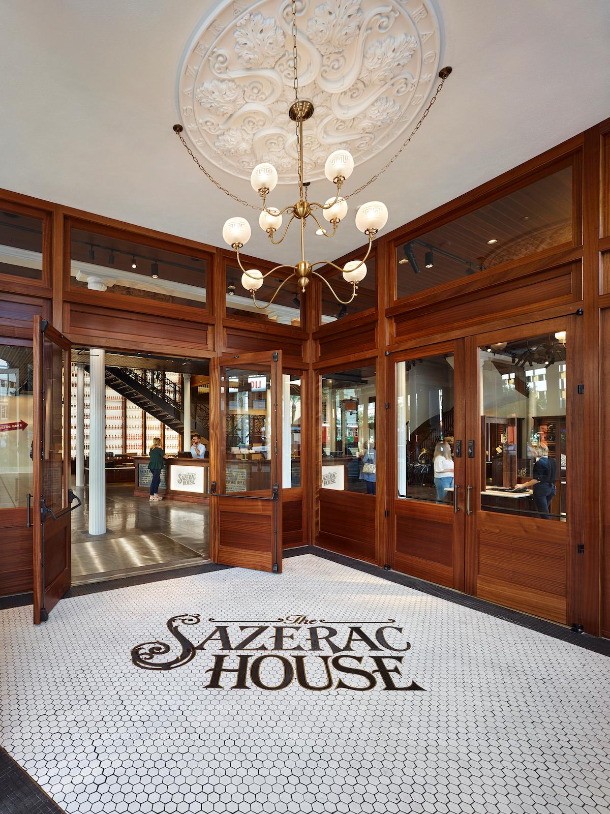 The Sazerac House features a bar and offers free museum tours and tastings. (Courtesy of Sazerac House)