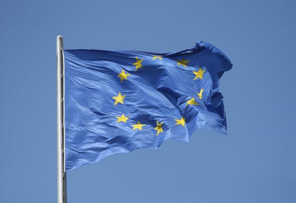 The flag of the European Union flies in Berlin. (Sean Gallup/Getty Images)