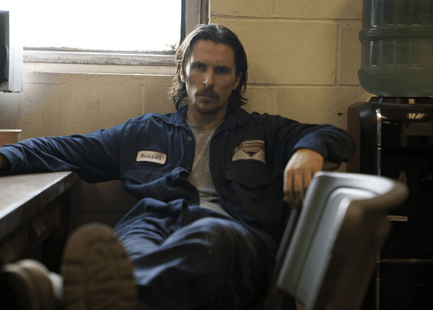 Russell Baze (Christian Bale) works in an Appalachian steel mill, in "Out of the Furnace." (Kerry Hayes/Relativity Media)