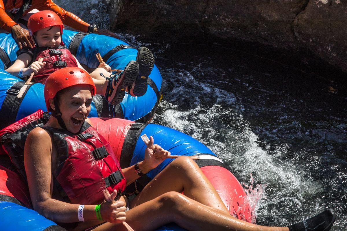 Family members of all ages enjoy whitewater rafting in Costa Rica. (Photo courtesy of G Adventures)