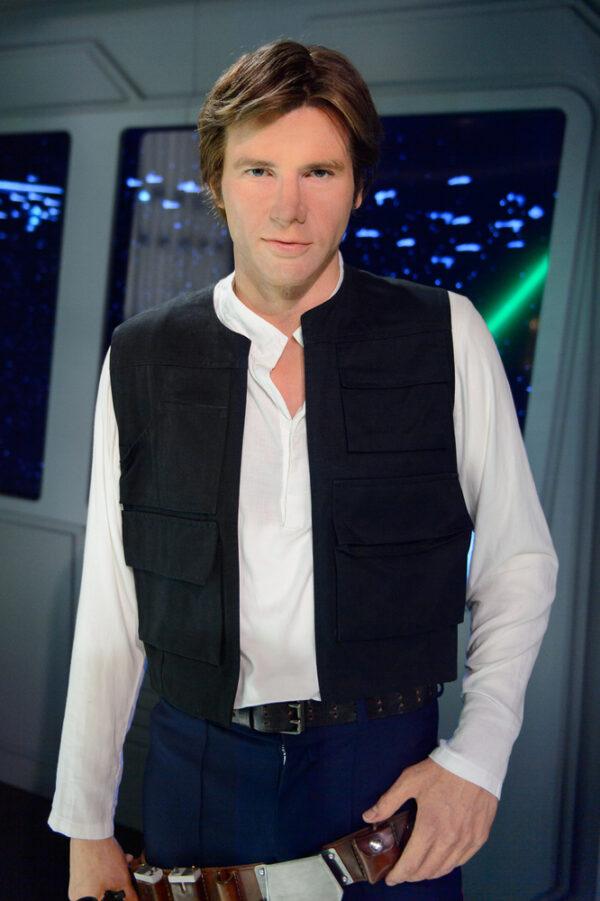 A wax figure of the character Han Solo at Madame Tussauds’ Berlin wax museum.(Anton_Ivanov/Shutterstock)