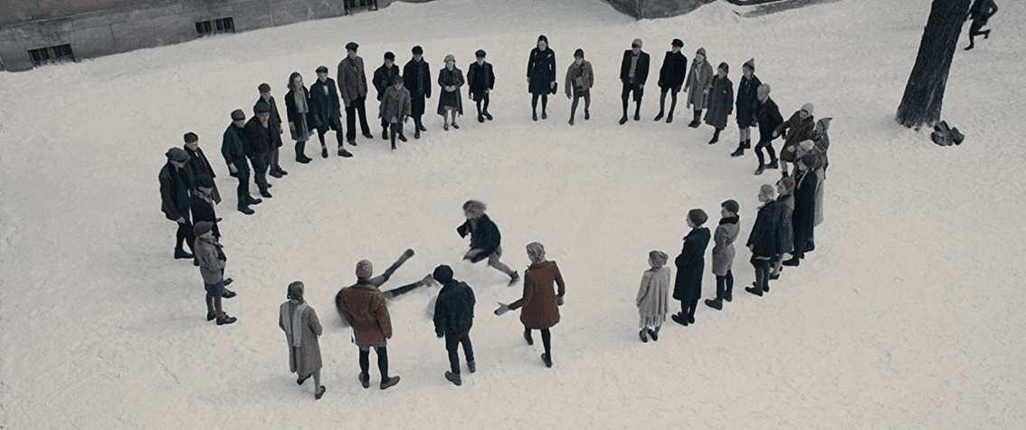 A gang-bullying ring of German school children, in "The Book Thief." (20th Century Fox)