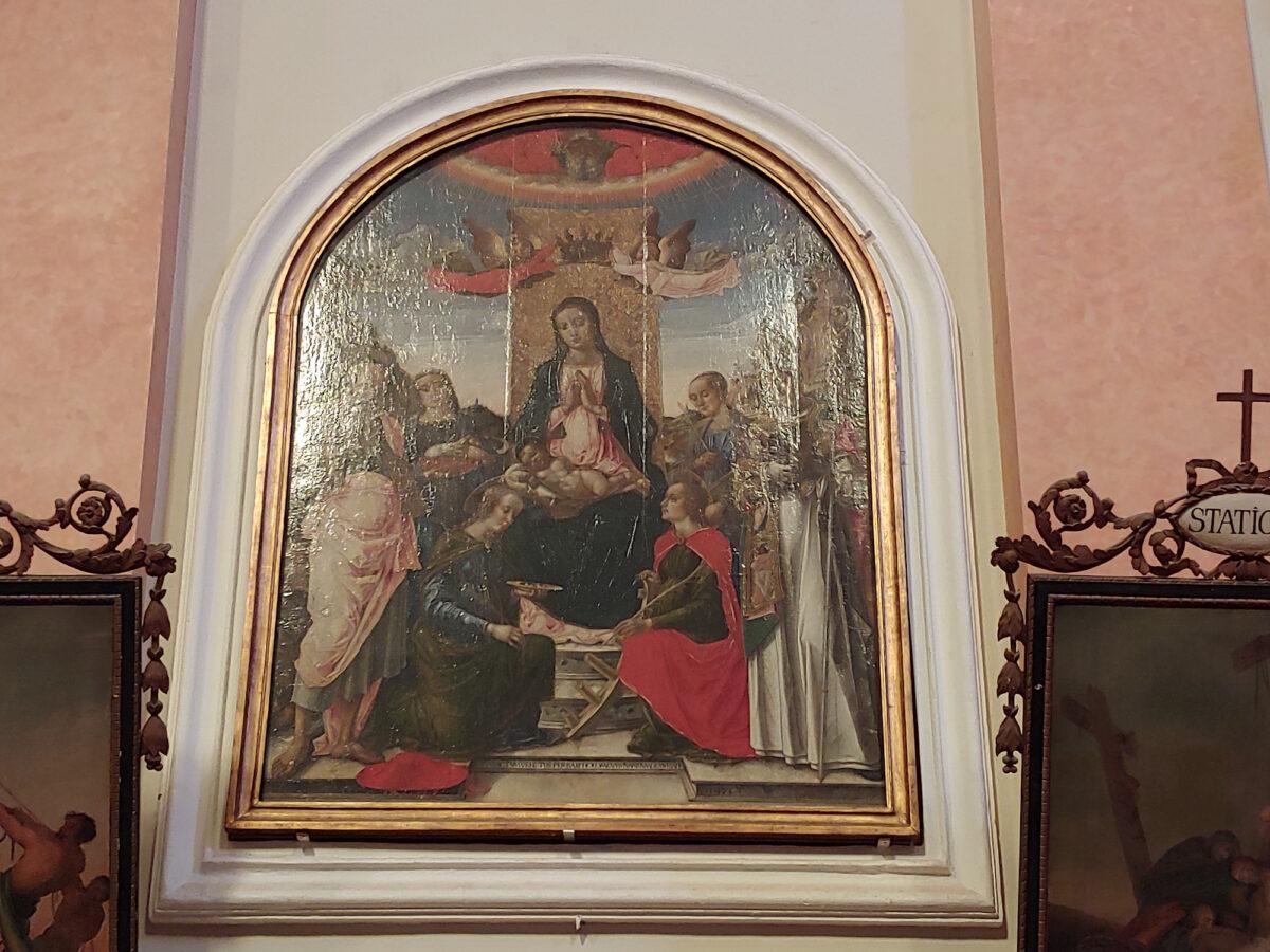 A painting in the Church of St. Anthony the Hermit. (Wibke Carter)
