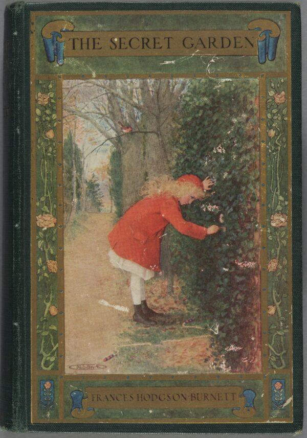 "The Secret Garden" by Frances Hodgson Burnett. Published in 1911. Houghton Library, Harvard University.