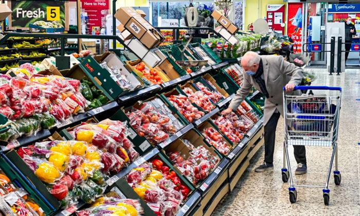 UK Grocery Inflation Hits Highest Level in a Decade