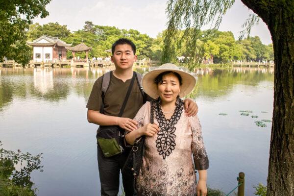 Ji Yunzhi with her son Simon Zhang in an undated photo. (Sen. Scott's office)