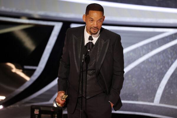 Will Smith accepts the Actor in a Leading Role award for ‘King Richard’ onstage during the 94th Annual Academy Awards at Dolby Theatre in Hollywood, Calif., on March 27, 2022. (Neilson Barnard/Getty Images)