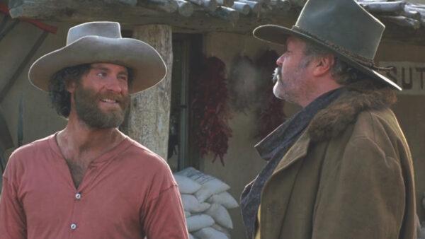 Kevin Kline (L) and Brian Dennehy in “Silverado.” (Columbia Pictures)