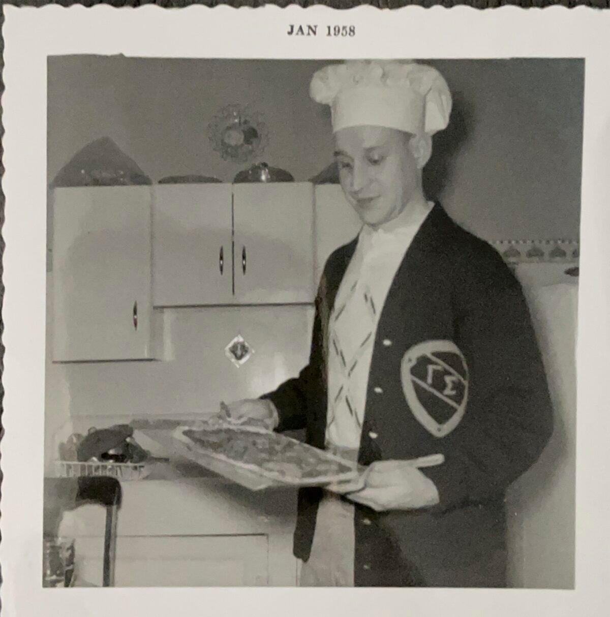 The author's father, Frank Stofan, shortly after his marriage. He loved to cook. (Courtesy of Mary Lou Young)