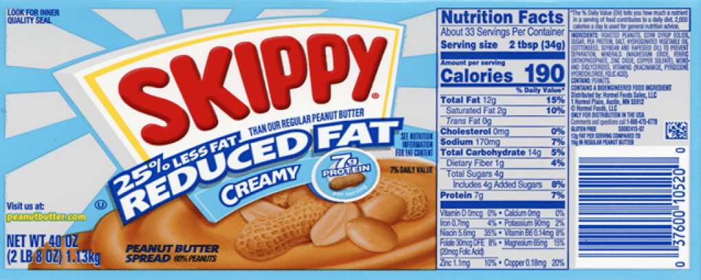 Skippy Voluntarily Recalls 161,692 Pounds of Peanut Butter