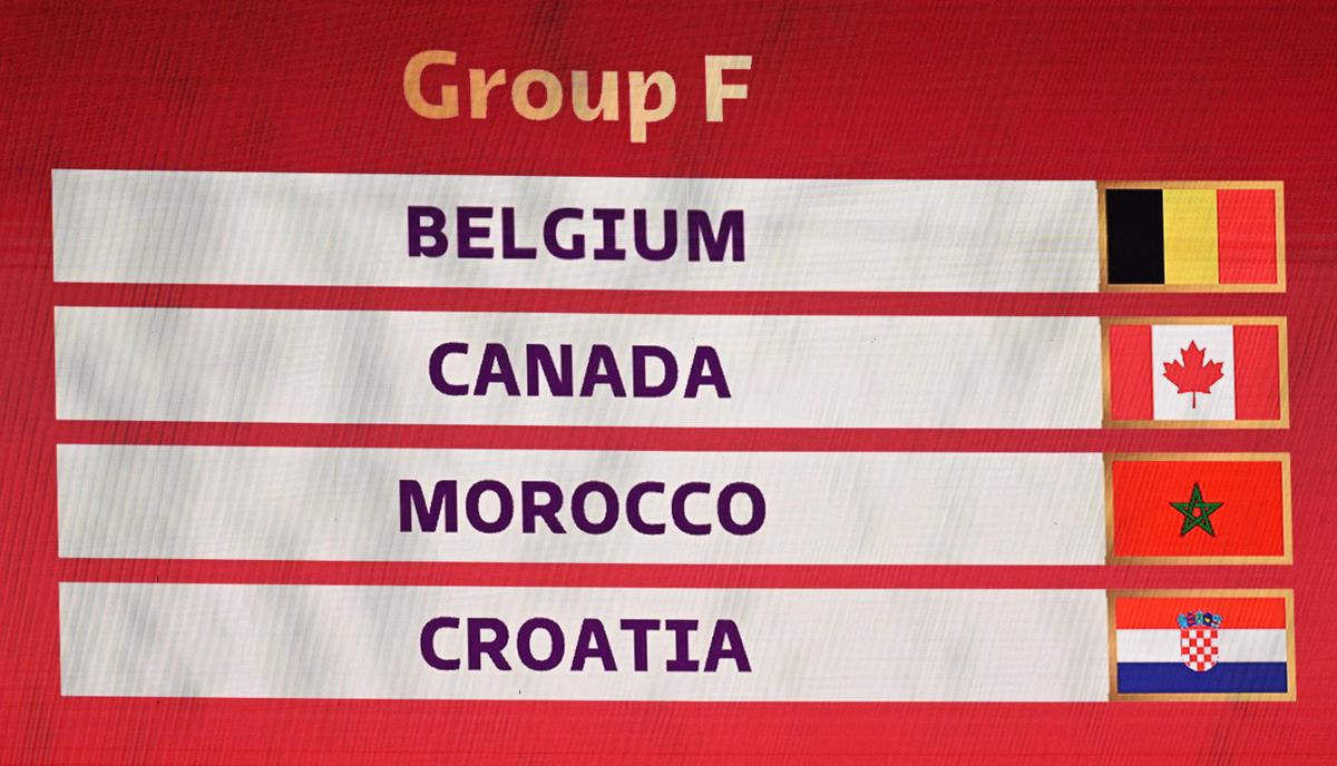 FIFA World Cup 2022: Belgium, Croatia, Canada and Morocco contest in Group F