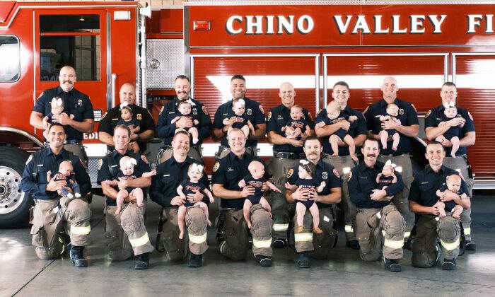 15 Firefighters in a California Fire District Welcome Newborns in Just One Year