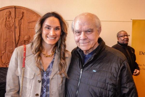 Justin Crasto found Chinese culture "extremely interesting," at The Palace Theater in Stamford, on April 2, 2022. (Wei Yong/The Epoch Times)