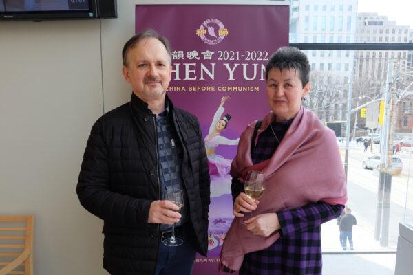 "It was really impressive," said Bogdan Jokel after seeing Shen Yun Performing Arts at the Four Seasons Centre in Toronto on April 2, 2022. (The Epoch Times)