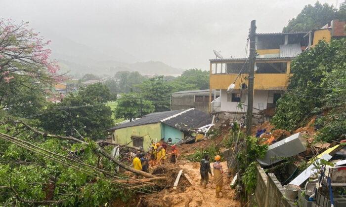 Mudslides Kill 14 in Heavy Rains in Brazil’s Rio de Janeiro State
