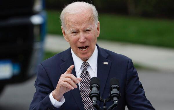 U.S. President Joe Biden at the White House in Washington, D.C. on April 04, 2022. (Chip Somodevilla/Getty Images)