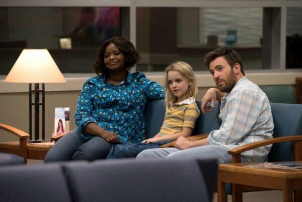 Octavia Spencer (L), Mckenna Grace, and Chris Evans in "Gifted." (Fox Searchlight Pictures)