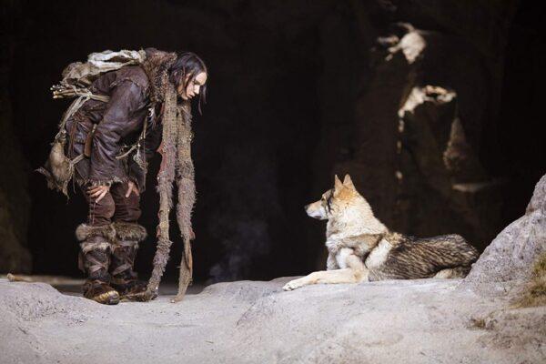 Kodi Smit-McPhee as Keda and his dog Alpha in "Alpha." (Sony Pictures Entertainment)
