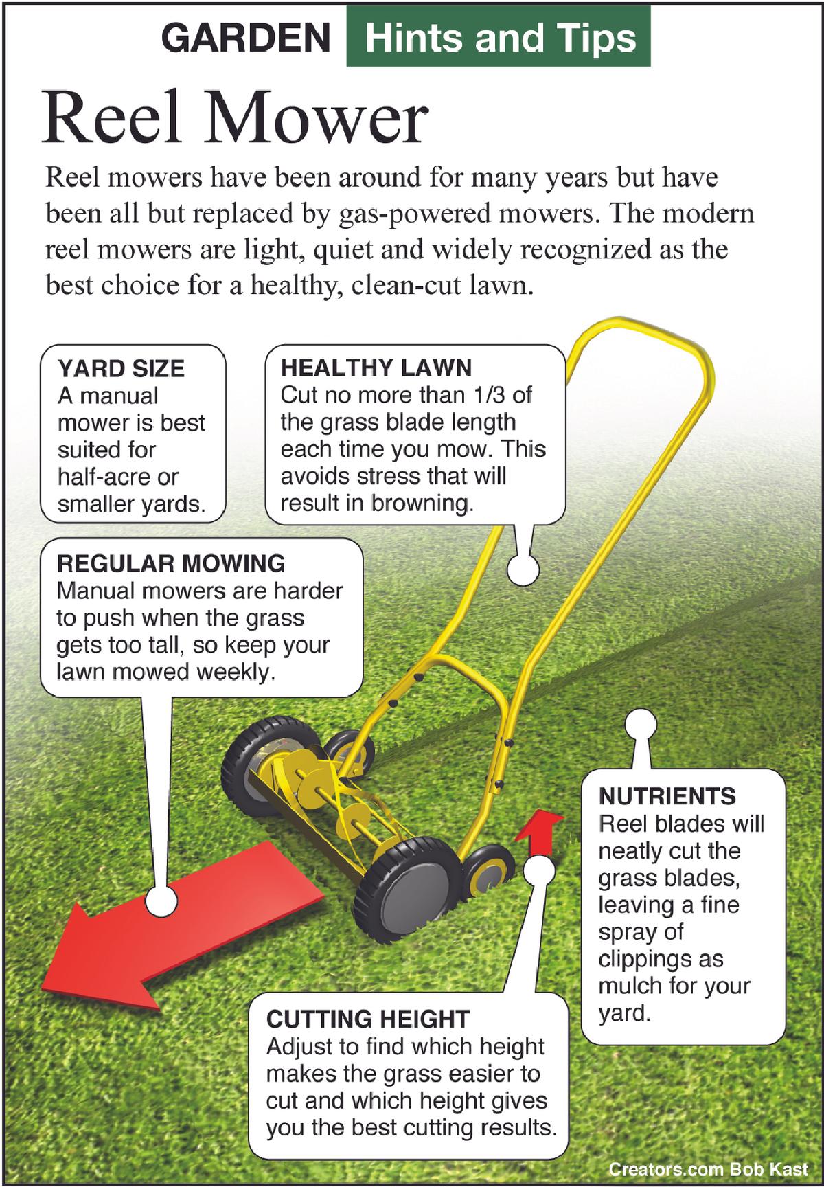 lawn mower tip sheet
