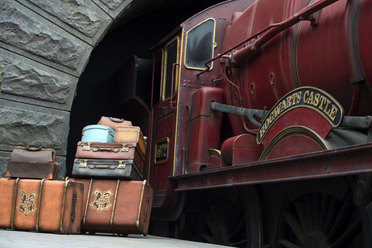 View of the train in Hogsmeade at the Grand Opening of the "Wizarding World of Harry Potter" at Universal Studios Hollywood, in Universal City, Calif., on April 7, 2016. (Valerie Macon/AFP via Getty Images)