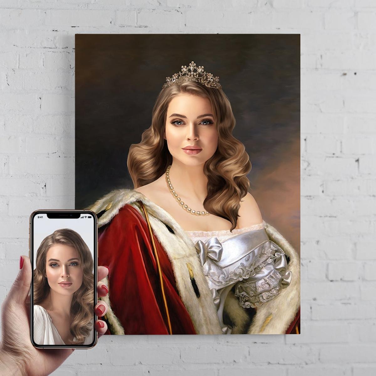 Turn Me Royal Portrait. (Courtesy of retailers)