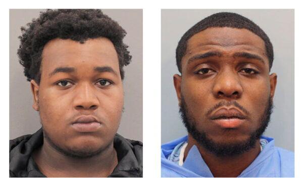 Fredarius Clark (L) and Joshua Stewart, who have been charged with capital murder in the fatal shooting of a Texas deputy sheriff. (Harris County Sheriff's Office via AP)