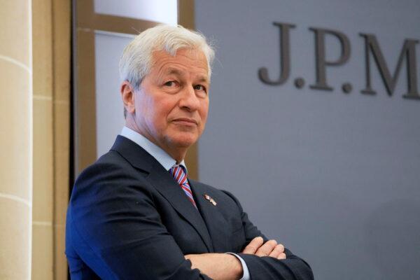 JPMorgan CEO Jamie Dimon in Paris on June 29, 2021. (Michel Euler/Pool via Reuters)