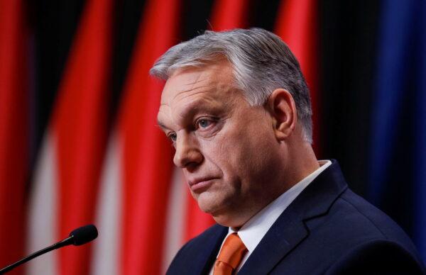Ben Carson Endorsement, Biblical Themes Lead Trump Campaigning in Sioux City 4 Hungarian Prime Minister Viktor Orban holds a news conference after the parliamentary election in Budapest, Hungary, on April 6, 2022. (Bernadett Szabo/Reuters)