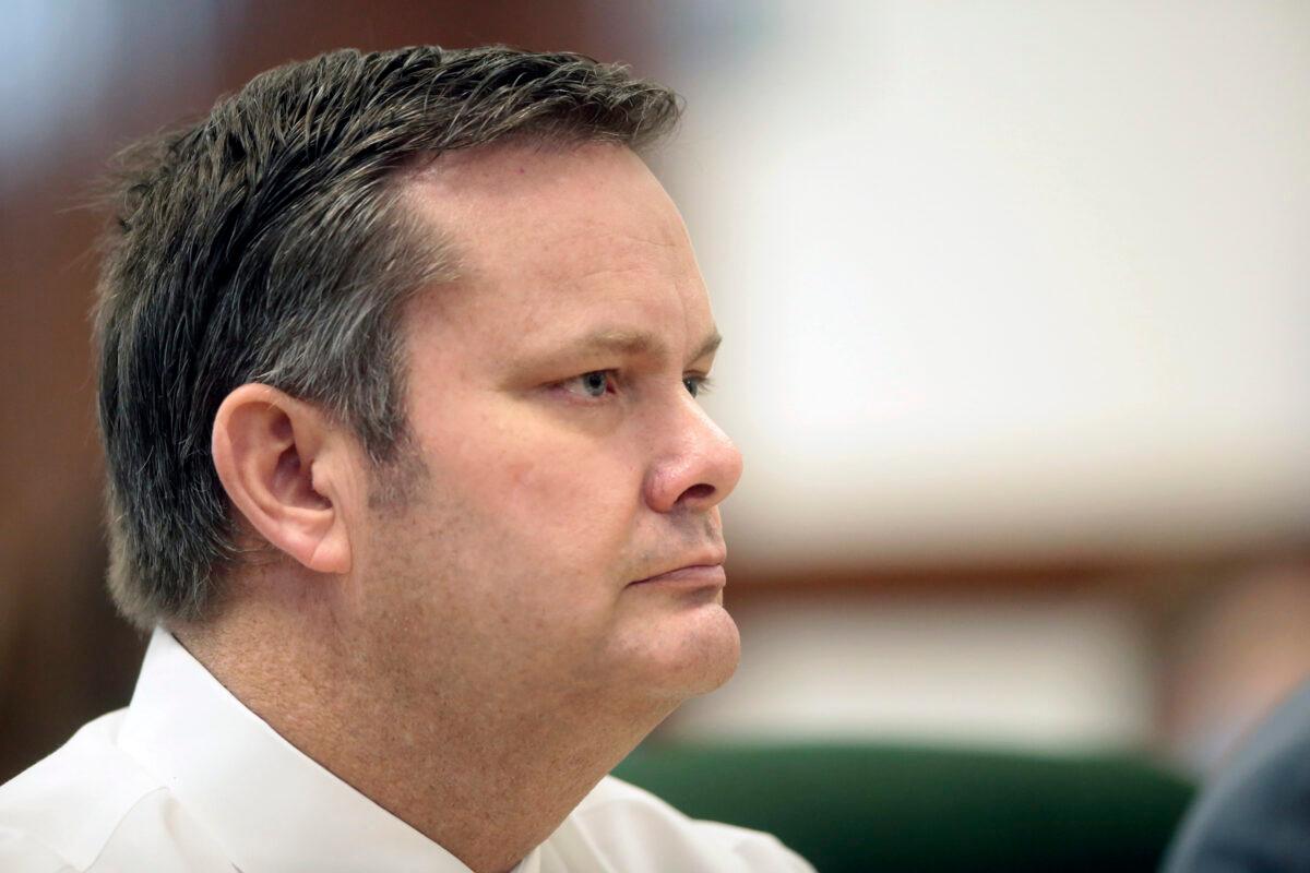 Chad Daybell during a court hearing in St. Anthony, Idaho, on Aug. 4, 2020. (John Roark/The Idaho Post-Register via AP)