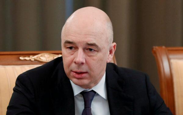  File photo showing Russian Finance Minister Anton Siluanov at a meeting in Moscow, Russia, on March 12, 2020. (Sputnik/Dmitry Astakhov/Pool via Reuters)
