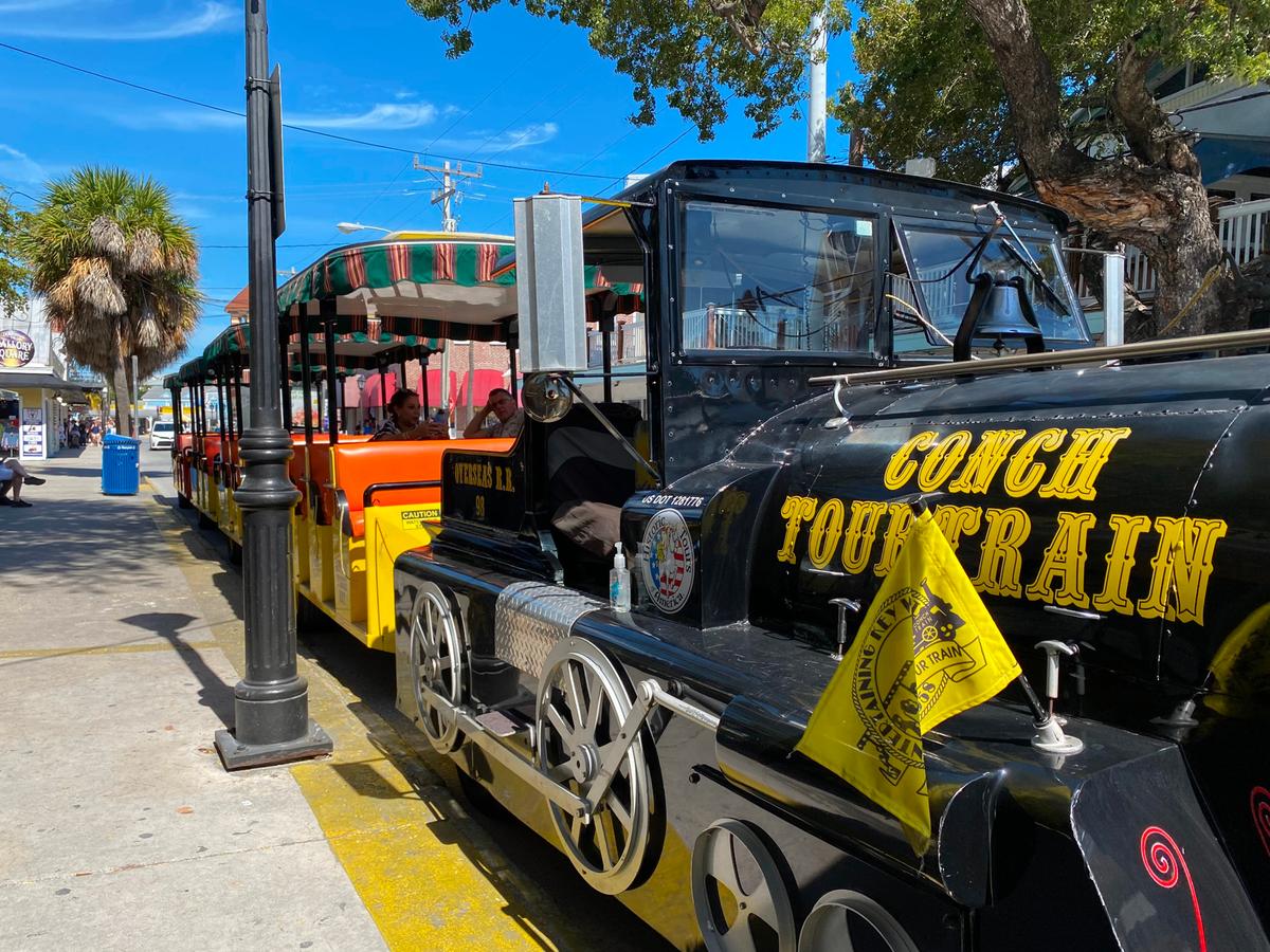The Conch Tour Train is a way to explore Key West’s history. (Gwen Filosa/Florida Keys News/Miami Herald/TNS)