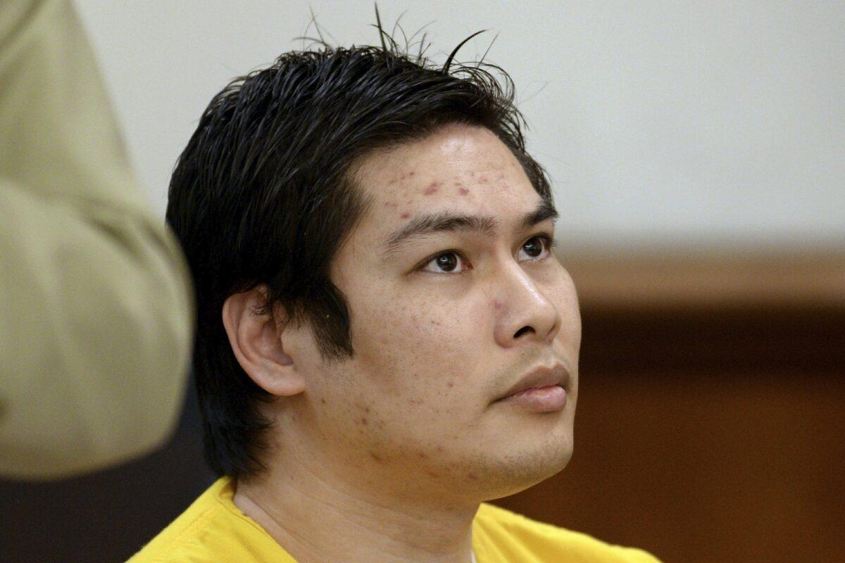 Ronald David Guinto appears in a courtroom during the first day of his preliminary hearing at the A.F. Bray Courthouse in Martinez, Calif., on Oct. 19, 2015. (Susan Tripp Pollard/Bay Area News Group via AP)