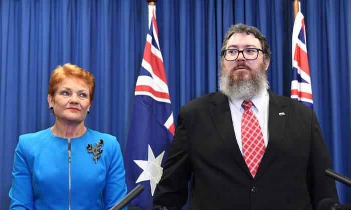 Conservative One Nation Party to Champion Voices of Australians Fed up With Major Parties