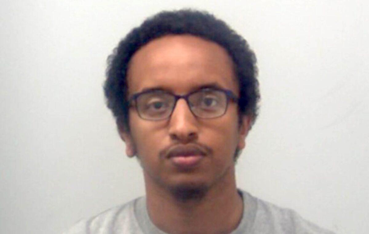 Undated handout file photo of Ali Harbi Ali who has been given a whole life sentence for the murder of Conservative MP Sir David Amess, issued by the Metropolitan Police on April 13, 2022. (PA)