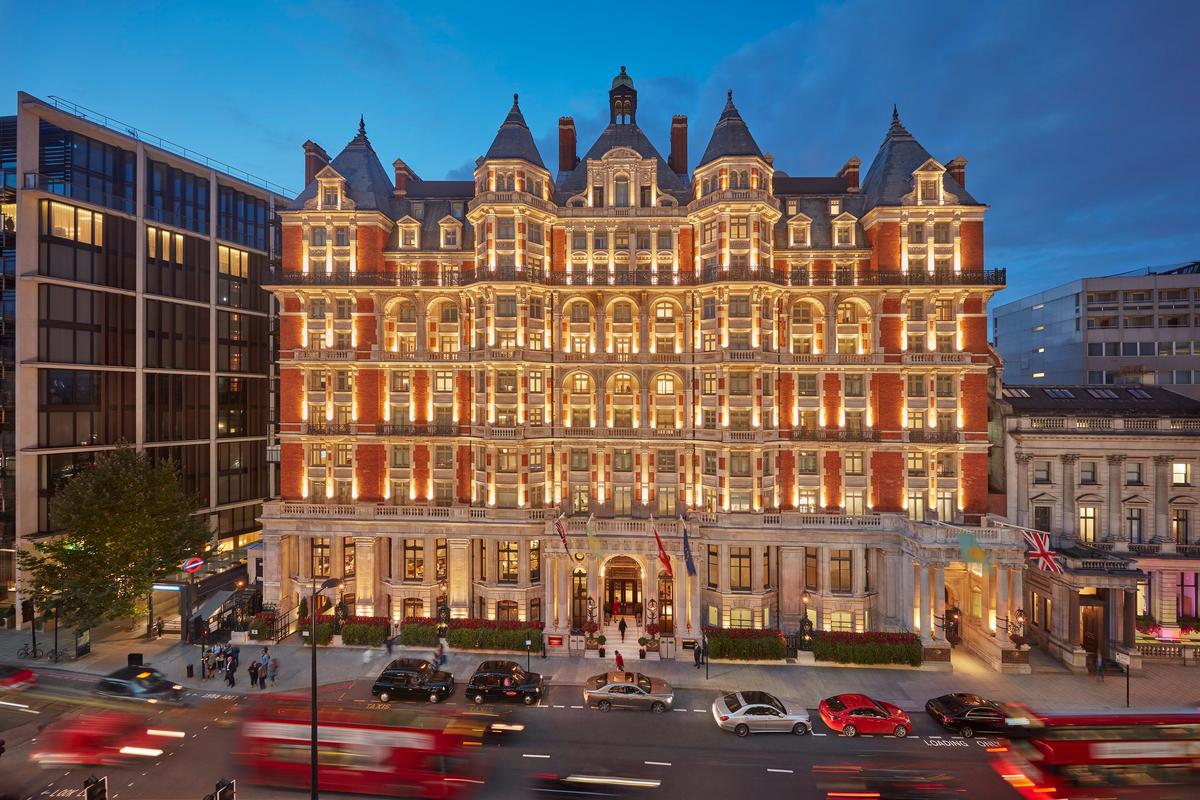 The Mandarin Oriental Hyde Park. (Courtesy of Mandarin Oriental)