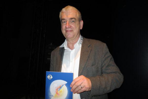 Rainer Föllmer attended Shen Yun Performing Arts at the Metropol Theater Bremen, Germany, on April 15, 2022. (Si Fan/The Epoch Times)