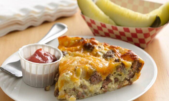 Impossibly Easy Cheeseburger Pie