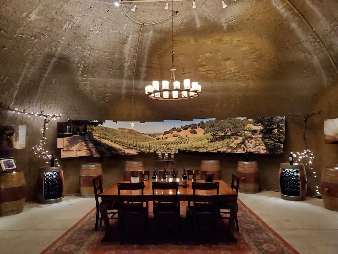 An underground tasting room in the cave winery at Porter Family Vineyards, in the Coombsville district of Napa Valley. (Sharyn Jackson/Minneapolis Star Tribune/TNS)