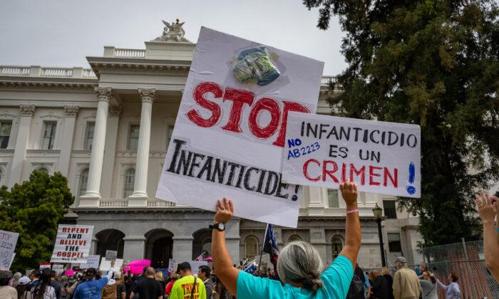 Californians Rally Against 'Infanticide Bill'