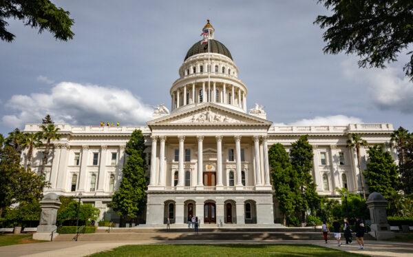 The California State Capitol building in Sacramento on April 18, 2022. (John Fredricks/The Epoch Times)