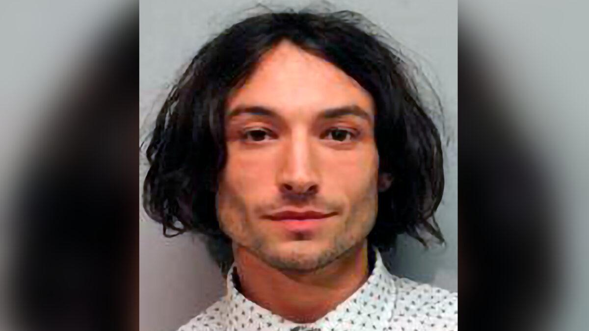 Ezra Miller in a booking photo. (Courtesy of Hawaii Police Department)