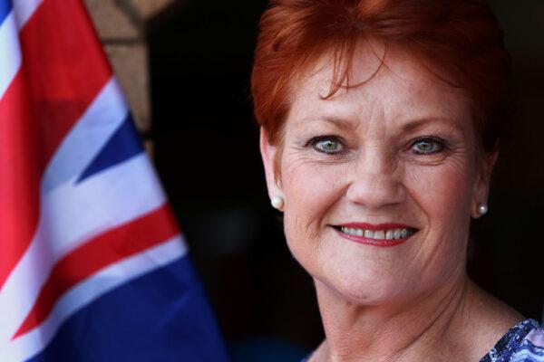 One Nation Senator Pauline Hanson attends a barbeque in Buderim to meet local supporters and speak with media on the Sunshine Coast, Australia on September 21, 2017. (Photo by Lisa Maree Williams/Getty Images)