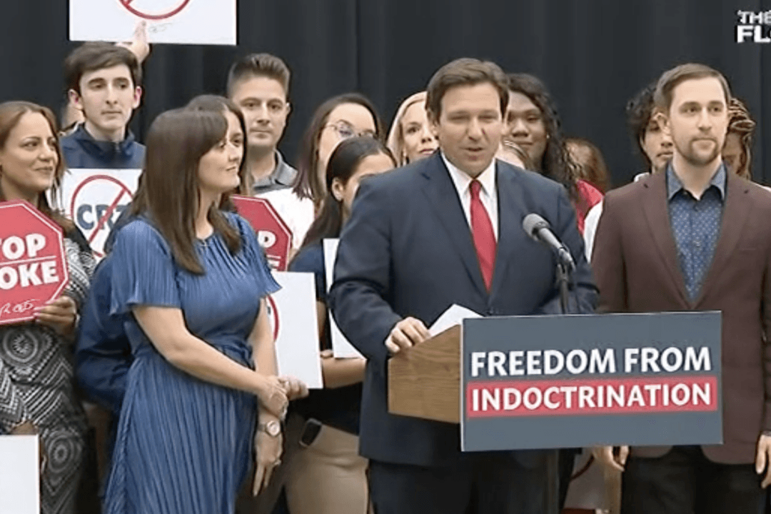 DeSantis Signs Stop Woke Act to Prohibit Critical Race Theory in Schools, Workplace Training