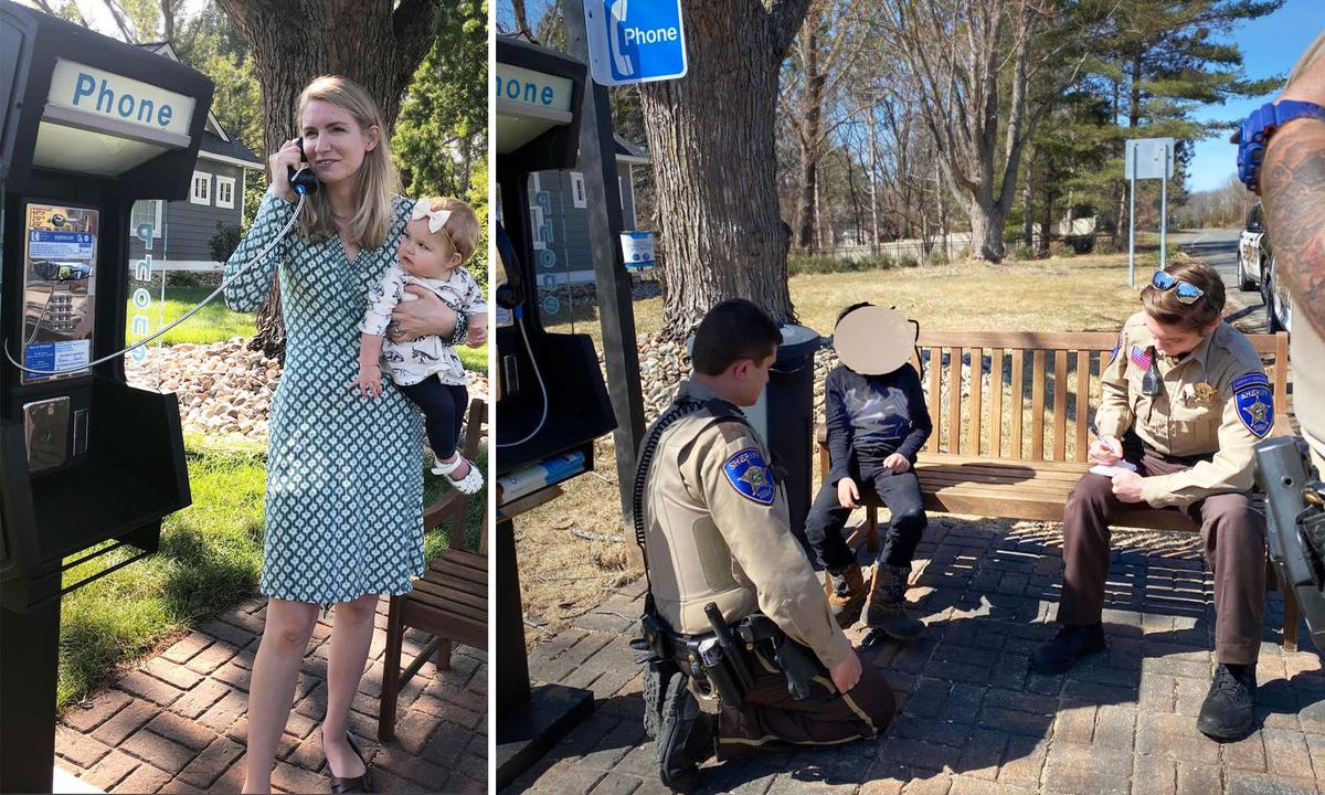 Minnesota Neighbor Installs Old-School Payphone in His Front Yard for Fun—But Lost Kid Uses It to Call 911