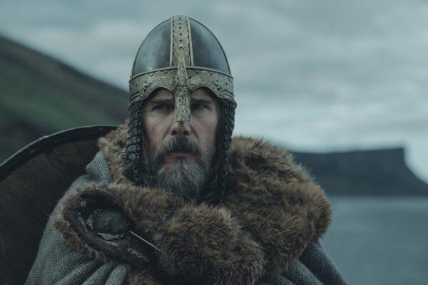 Ethan Hawke as King Aurvandill War-Raven in "The Northman." (Focus Features)