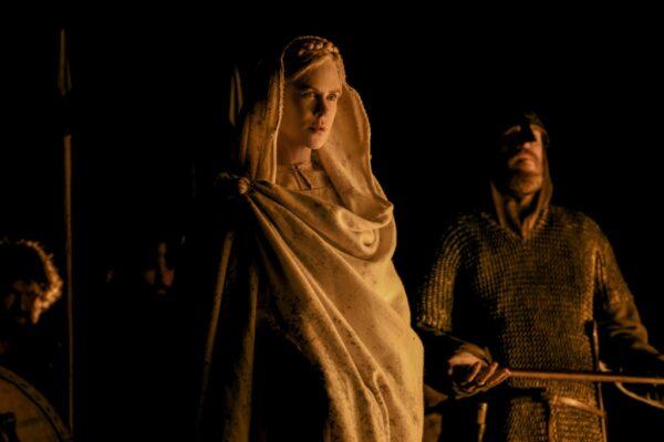 Nicole Kidman as Queen Gudrun in "Th Northman." (Focus Features)